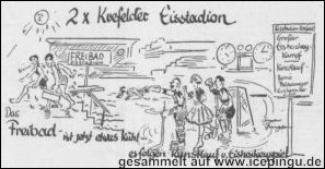 Karrikatur "Niederrheinische Volkszeitung" vom 30.09.1938.