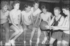 Die Damen der Basketball-Abteilung.