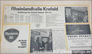 Der Stadt-Anzeiger von Anfang September 1972, mit großem Bericht über die Rheinlandhalle: Neuerungen, Termine ...  
