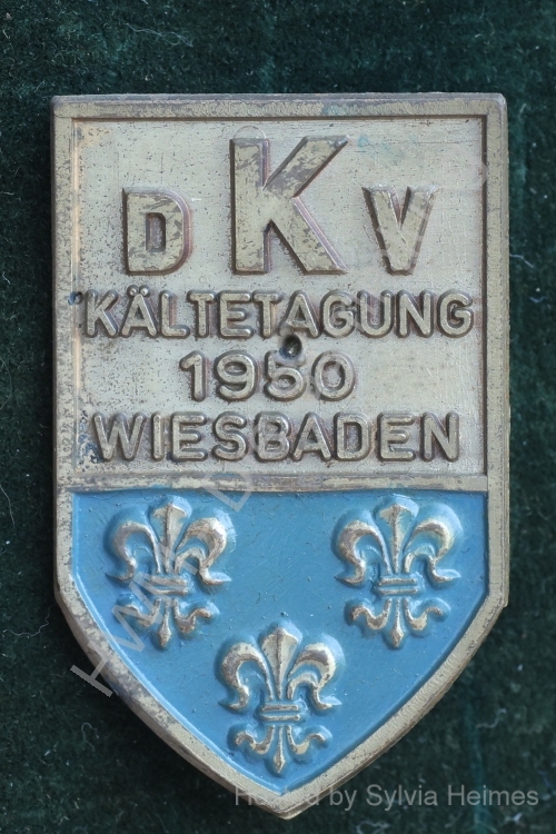 DKV Kältetagung 1950 Wiesbaden Anstecker