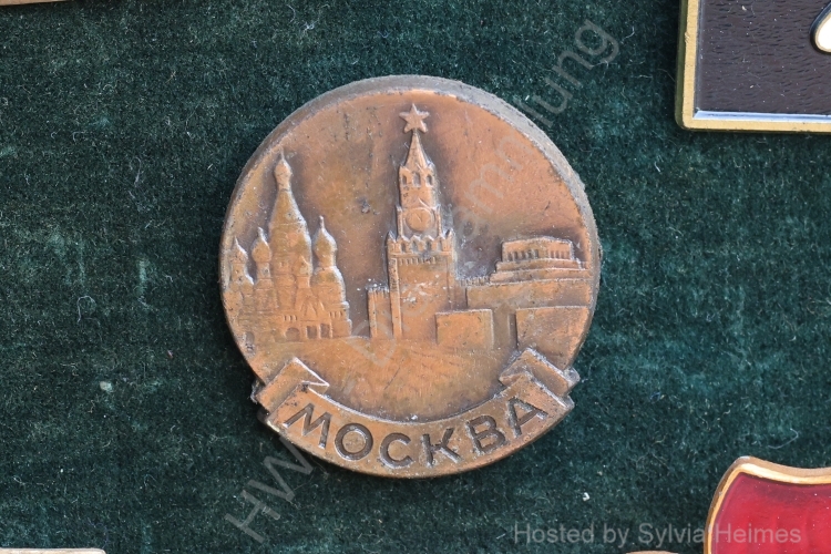 CCCP / UdSSR Moskau Anstecker rund