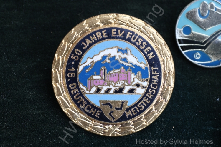 50 Jahre EV. Füssen16. Deutsche Meisterschaft Anstecker