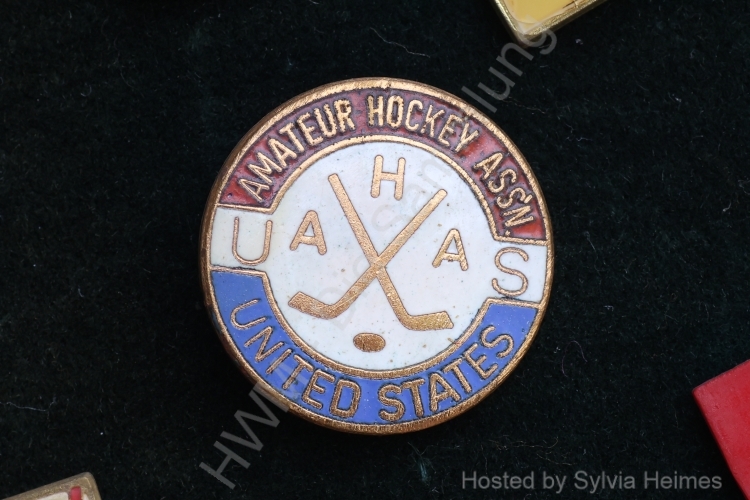 US AHA Unites States Amateur Hockey Ass'n Anstecknadel