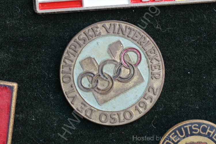 VI. Olympische Winterspiele Oslo 1952 Anstecknadel