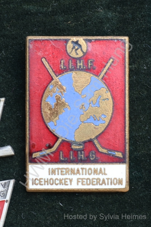 I.I.H.F. L.I.H.G. International Icehockey Federation Anstecknadel