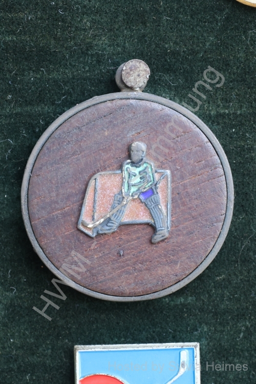 Holzanhänger mit Torhüter 