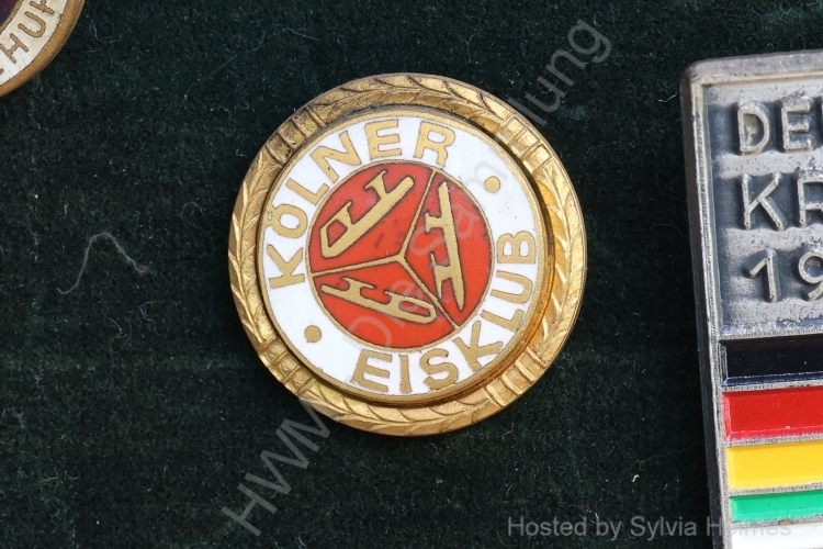 Kölner Eisklub mit Lorbeer Anstecknadel