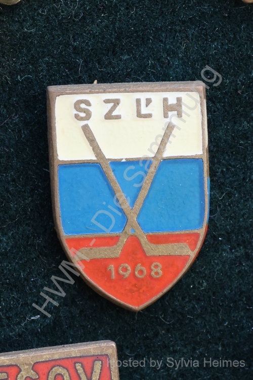 Slowakischer Eishockeyverband 1968 Anstecknadel