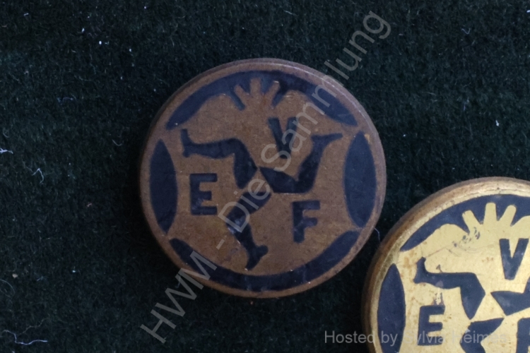 EVF - Füssen dunkler Anstecknadel