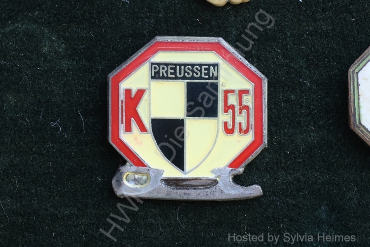 Preussen K55 mit Schlittschuh Anstecknadel