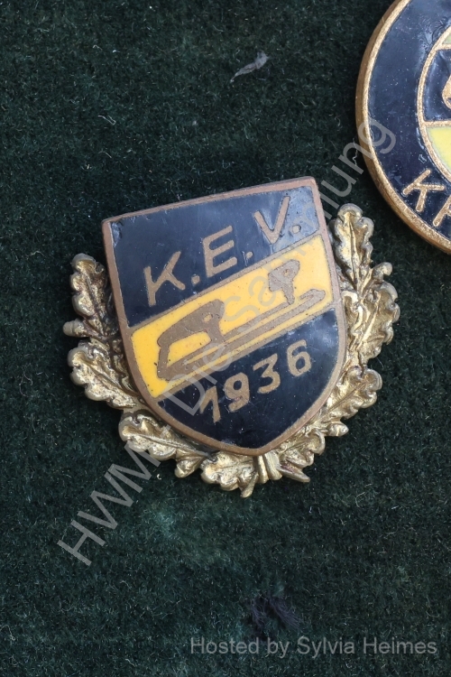 KEV 1936 Wappen Lorbeeren Anstecknadel 