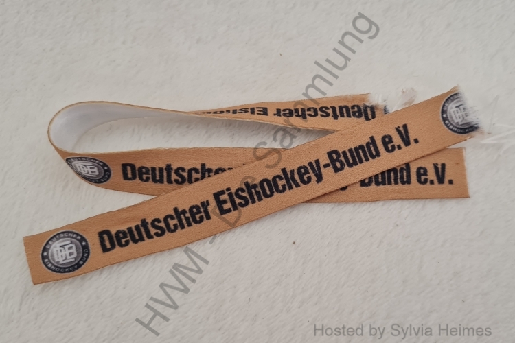 Bändchen Deutscher Eishockey Bund zweiteilig