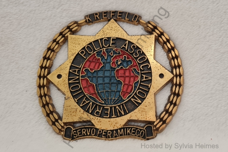 Police Association International ( IPA ) Krefeld Gedenkmünze