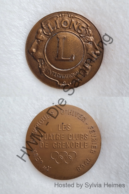 L Lions International Gedenkmünze 