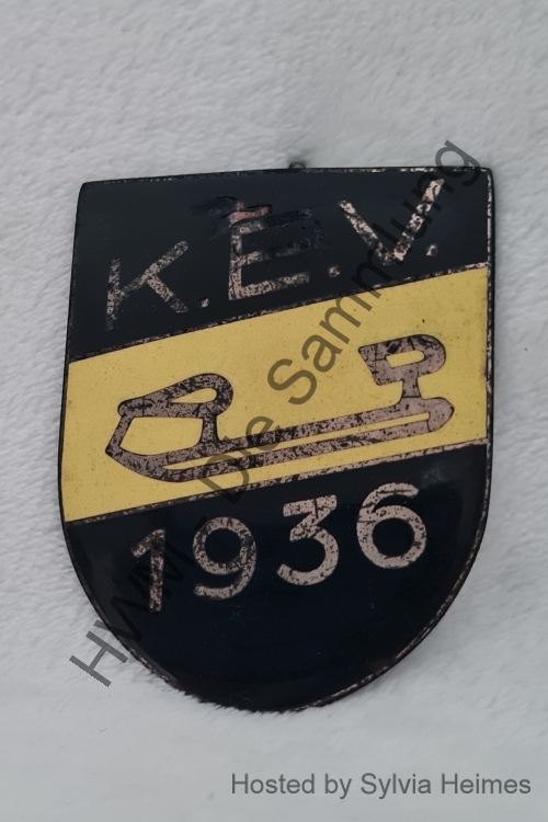 KEV 1936 Wappen Metall