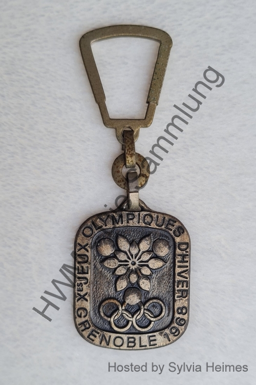 Xes Jeux Olympique D'Hiver 1968 Grenoble Schlüsselanhänger