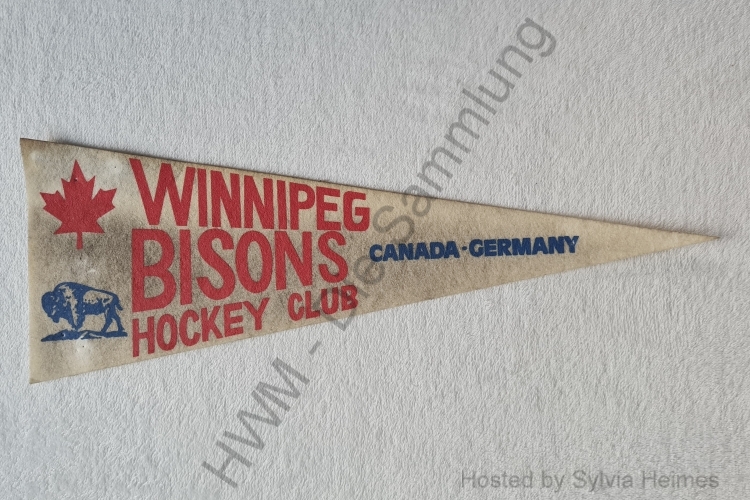 Winnipeg Bisons Hockey Club Canada-Germany Winpel