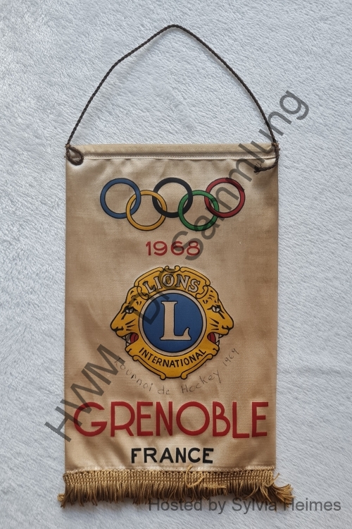 Lions International 1968 Grenoble France Wimpel