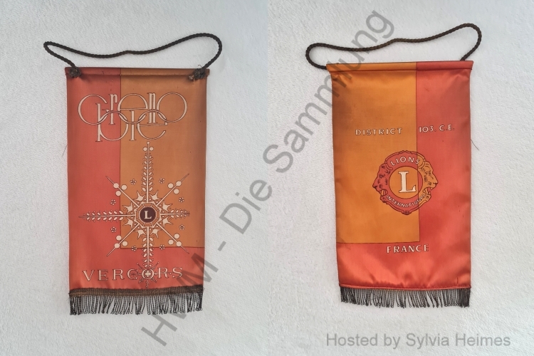 Lions International Sitrict 103CE France Wimpel