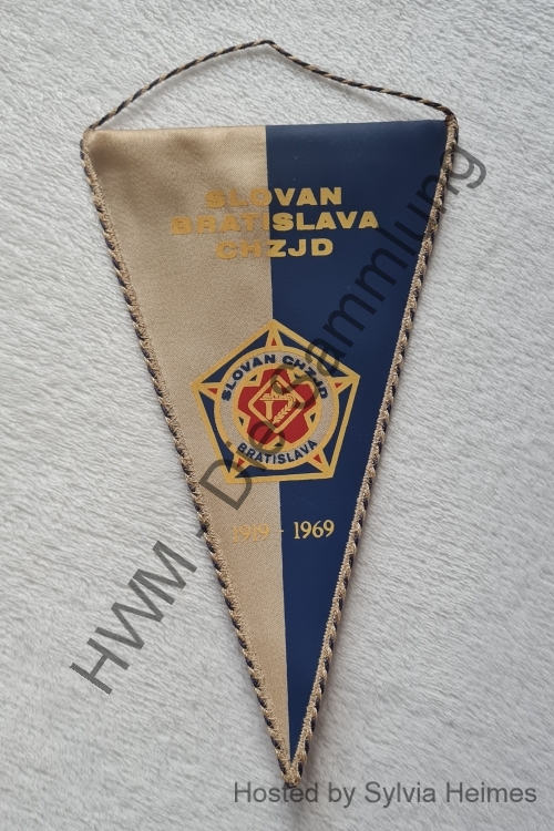 Slovan Bratislava Chzjd 1919-1969 Wimpel