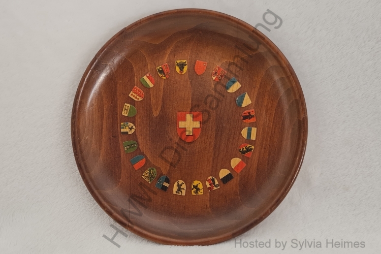 Schweizer Wappen Teller Holt