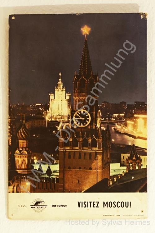 Visitez Moscou! Pappaufsteller 