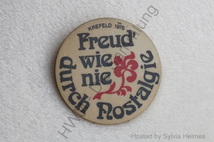 Freud wie nie durch Nostalgie 1975 Anstecker