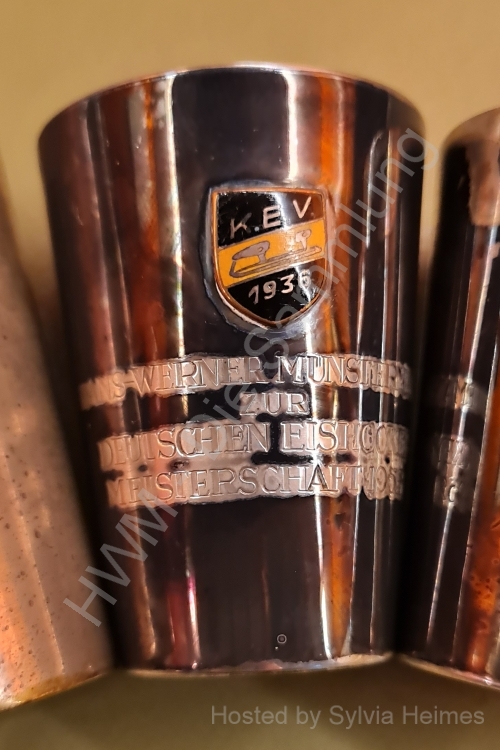 Silberbecher Deutscher Meister 1952 H.-W. Münstermann