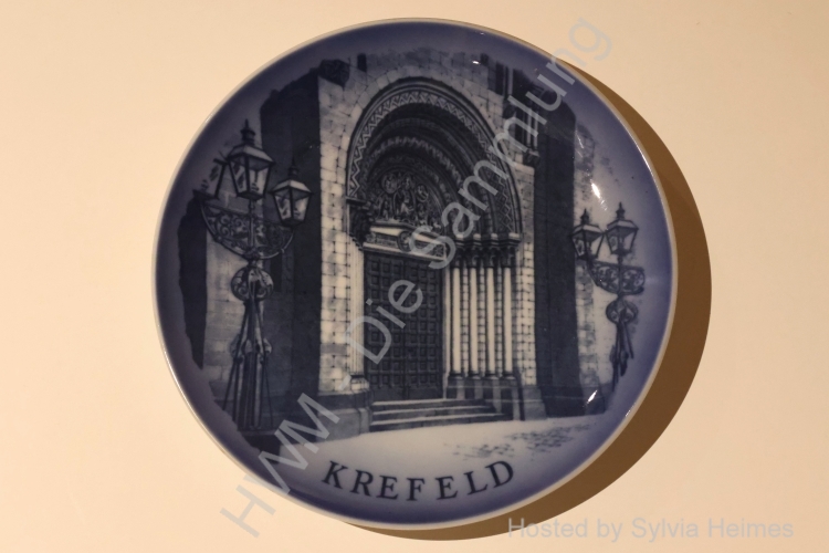 Krefeld Portal Josefskirche  1984/8 Schmuckteller