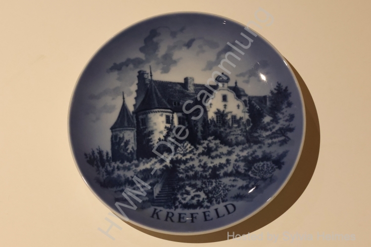 Krefeld Haus Rath 1985/9 Schmuckteller 