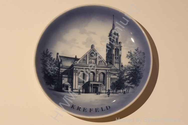 Krefeld St. Dionysius Kirche 1977/1 Schmuckteller