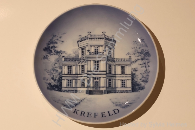 Krefelf Haus Greiffenhorst 1980/4 Schmuckteller