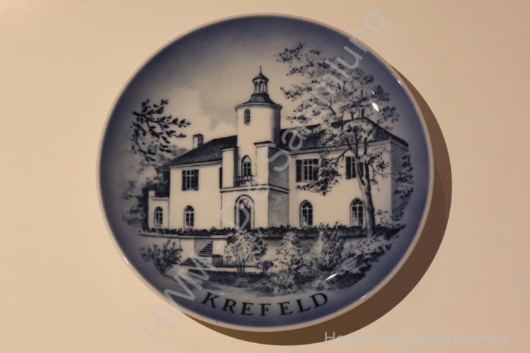 Krefeld Haus Neuenhofen 1982/6 Schmuckteller 