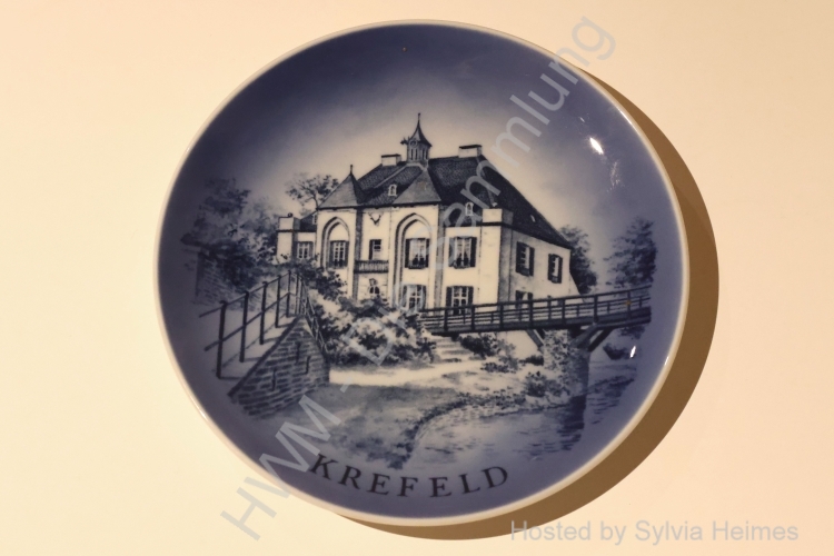 Krefeld Jagdschloss 1981/5 Schmuckteller