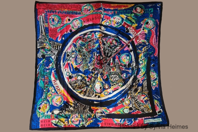 Seidentuch Welten sind Seifenblasen Nummer 189 von 500