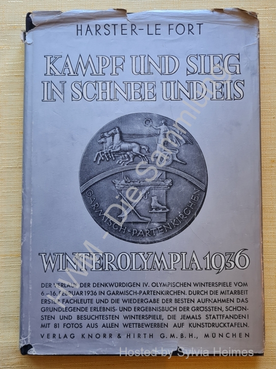 Kampf und Siege in Schnee und Eis Winterolympiade 1936
