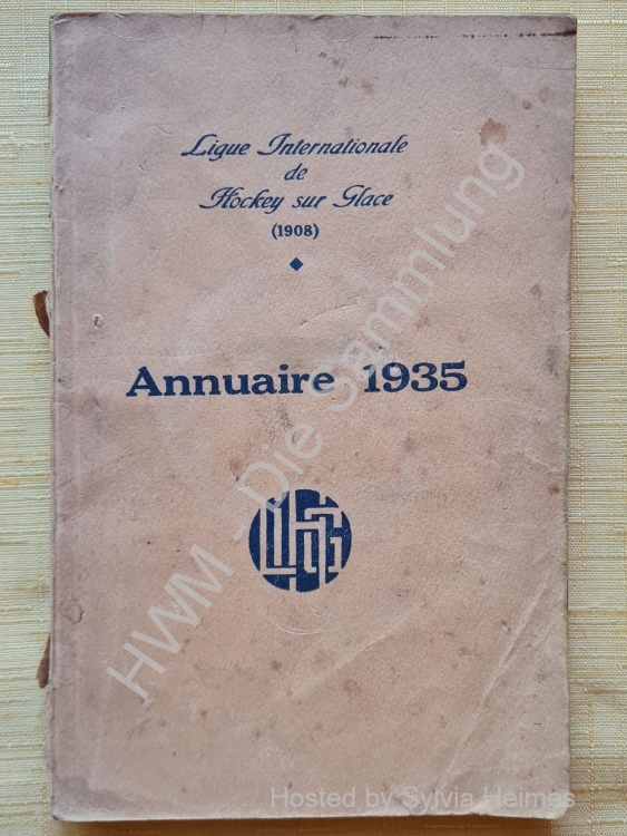 Ligue de Hockey sur Glace (1908) Annuaire 1935