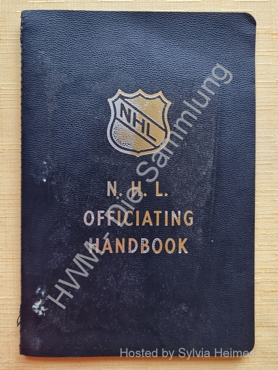 NHL Officiating Handbook