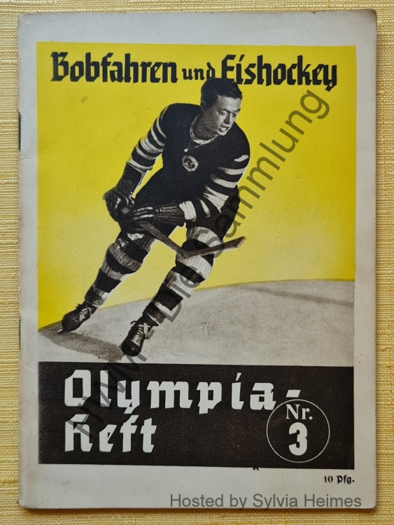 Olympiaheft Nr. 3 Bobfahren und Eishockey