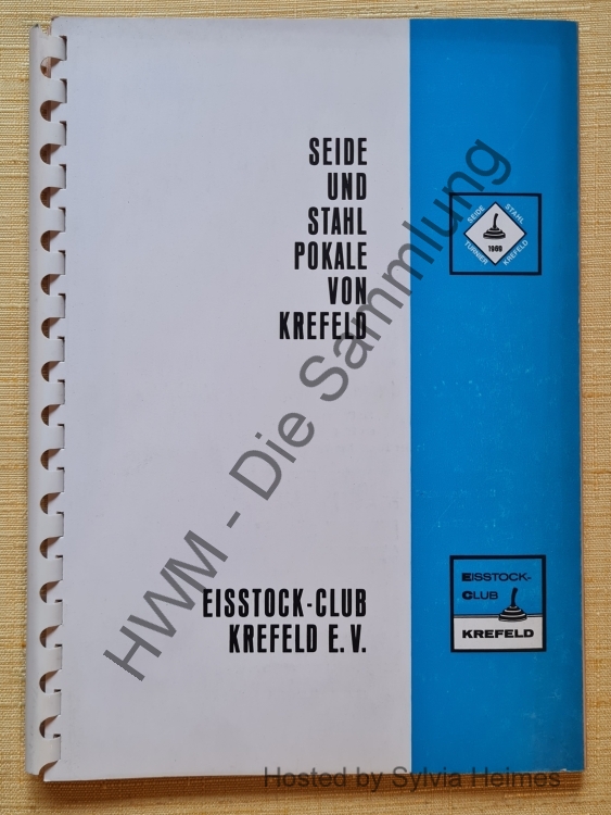 Seide und Stahl Pokale von Krefeld - Eisstock-Club Krefeld e.V. 1968/69