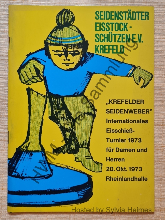 Seidenstädter Eisstock-Schützen e.V. Krefeld - Internationales Eisschießturnier 20.10.1973