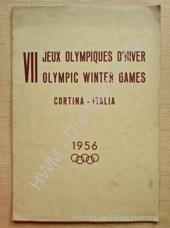 VII Jeux olympiques d'Hiver - Olympic Winter Games Cortina - Italia 1956