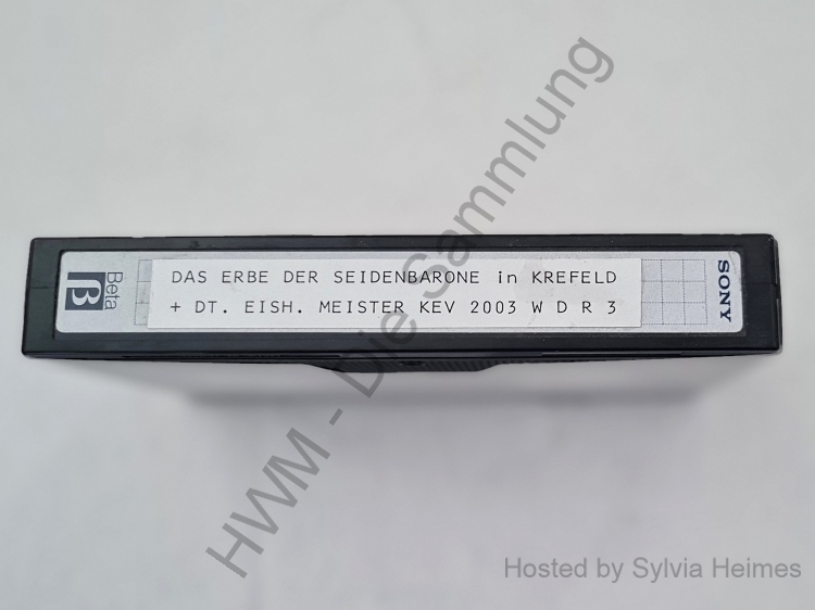 Das Erbe der Seidenbarone in Krefeld und Deutscher Eishockey Meister KEV 2003 WDR3