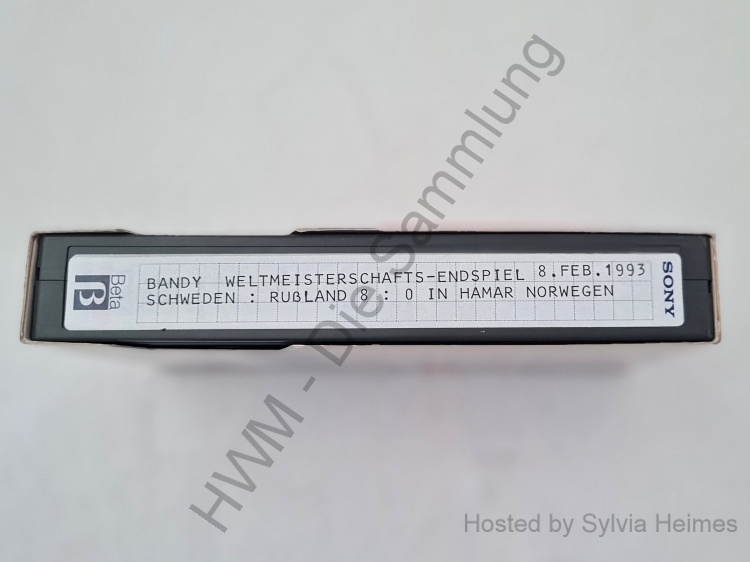Bandy WM Endspiel 08.Feb. 1993 Schweden - Russland 8:0 in Hamar Schweden