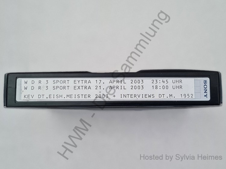 WDR3 Sport Extra 17. April 2003 und 21. April 2003 - Interviews DTM 1952