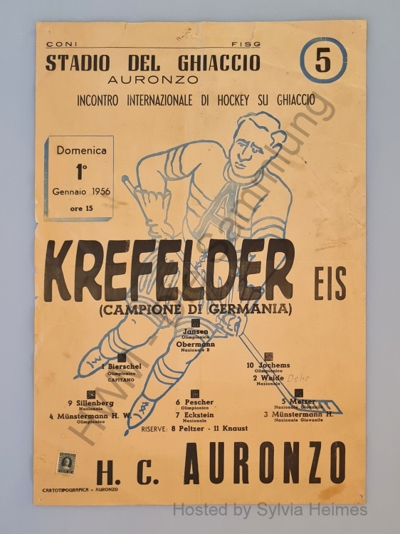 Krefelder Eis - H.C. Auronzo Poster 