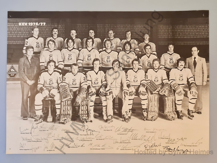 Mannschaftsbild  1976/77 Poster