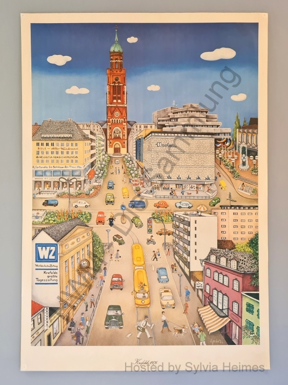 Krefeld Poster 1976 Poster