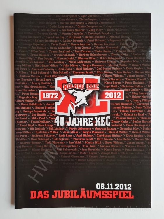 40 Jahre KEC 08.11.2012 Das Jubiläumsspiel 