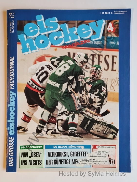 Eishockey - Das große Eishockey Fachjournal April 1992 